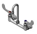 T&S Brass B-0330-01-WH4 Mixing Faucet, Wall Mount, 8" Adjustable Centers 1 image