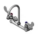 T&S Brass B-0350-04 Surgical Sink Mixing Faucet, Wall Mount 1 image