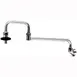 T&S Brass B-0581 Pot Filler Faucet, Splash-Mounted, Double-Jointed, 24"L 1 image