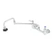 T&S Brass B-0597-LF20 Pot Filler Faucet, Wall Mount Mixing Faucet, 8" Centers 1 image