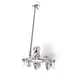 T&S Brass B-0667-POL Service Sink Faucet, 2-1/4" To 8-1/4" Adjustable Centers 1 image