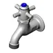 T&S Brass B-0707 Single Sink Faucet, Heavy Duty, 1/2" Ips Female Inlet 1 image