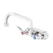 T&S Brass B-1105 Faucet, 6" Swing Nozzle, Back Mounted 1 image
