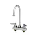 T&S Brass B-1110-132XF1CR Faucet Workboard, Swivel, Deck Mount, 10-1/8" Long 1 image