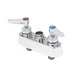 T&S Brass B-1110-CR-LNM Workboard Faucet, Deck Mount, 4" Centers, Less Nozzle 1 image