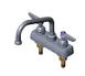T&S Brass B-1110-M Faucet Workboard, Deck Mounted, Bronze Body, Removable Seats 1 image