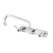 T&S Brass B-1126 Faucet, 8" Swing Nozzle, Splash Mounted 1 image