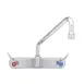 T&S Brass B-1128 Workboard Faucet, Wall Mount, 8" Centers 1 image