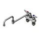 T&S Brass B-1131-XS Faucet, 18" Double-Jointed Nozzle, Deck Mounted 1 image