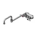 T&S Brass B-1135 Faucet, 18" Double-Jointed Nozzle, Back Mounted 1 image