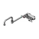 T&S Brass B-1136 Faucet, 18" Double-Jointed Nozzle, Splash Mounted 1 image