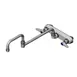 T&S Brass B-1137 Faucet, 18" Double-Jointed Nozzle, Splash Mounted 1 image