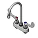 T&S Brass B-1141-04 Faucet Workboard, Deck Mount, 4" Center, Swivel Gooseneck 1 image