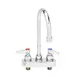 T&S Brass B-1141-2-V12-CR Workboard Mixing Faucet, Deck Mount, 4" Oc 1 image