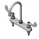 T&S Brass B-1142-04 Workboard Mixing Faucet, Deck Mount, 8" Centers 1 image