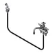 T&S Brass B-1152 Faucet Workboard, 8" Swing Nozzle, Deck Mounted, Bronze Body 1 image