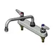 T&S Brass B-1164 Faucet Workboard, 8" C/C, Deck Mount, 1/2"Npt Male Shanks 1 image