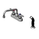T&S Brass B-1171-CR Workboard Mixing Faucet, Deck Mount, 4" Centers 1 image