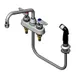 T&S Brass B-1171 Lavatory Faucet, Deck Mounted, Faucet On 4" Centers 1 image