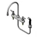 T&S Brass B-1174 Lavatory Faucet, Hose & Spray, Swing Gooseneck 1 image