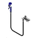T&S Brass B-1193 Faucet, 4" Wall Mount, Vacuum Breaker, Flex Hose, Spray Valve 1 image