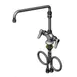 T&S Brass B-2294-CR Double Pantry Faucet, Deck Mount, Single Hole Centers 1 image