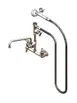 T&S Brass B-2308 Spray Assembly, Wall Mount Mixing Faucet, 8" Center 1 image
