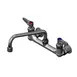 T&S Brass B-2342-V22-CREK Pantry Faucet, Wall Mount, Double Hole Base 1 image