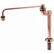 T&S Brass B-2343 Chinese Pedestal Faucet, 6-1/4" Centers, 9" Swing Nozzle 1 image
