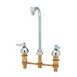 T&S Brass B-2386 Lavatory Faucet, 5" Spread Swivel Gooseneck, 8" Center 1 image