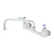 T&S Brass B-2429-CR-EK Double Pantry Faucet, Wall Mount, 8" Oc 1 image