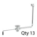 T&S Brass B-3940-01M Waste Valve, Twist Handle, 3" Sink Opening 1 image