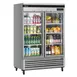 Turbo Air TSR-49GSD-N 54.38" 2-Glass Door Merchandiser Refrigerator, 44.14 cu. ft., Stainless Steel 1 image