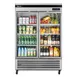 Turbo Air TSR-49GSD-N 54.38" 2-Glass Door Merchandiser Refrigerator, 44.14 cu. ft., Stainless Steel 2 image