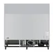 Turbo Air TSR-72SD-N 81" 3-Section Super Deluxe Reach-In Refrigerator w/ 3 Solid Doors, Bottom Mount, 64 cu. ft. 4 image