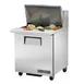 True TSSU-27-12M-B-HC 27" Mega Top Sandwich/Salad Prep Table w/ 1 Door 12 Pans 1 image