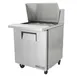 True TSSU-27-12M-C-HC 27" Mega Top Sandwich/Salad Prep Table w/ 1 Door 12 Pans 1 image