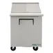 True TSSU-27-12M-C-HC 27" Mega Top Sandwich/Salad Prep Table w/ 1 Door 12 Pans 2 image