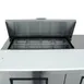 True TSSU-48-08-HC 48" Two Section Sandwich / Salad Prep Table w/ 2 Doors, 8 Pans 5 image