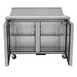 True TSSU-48-12-HC 48" Two Section Sandwich / Salad Prep Table w/ 2 Doors, 12 Pans 4 image