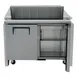 True TSSU-48-12-HC 48" Two Section Sandwich / Salad Prep Table w/ 2 Doors, 12 Pans 5 image