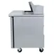 True TSSU-48-12-HC 48" Two Section Sandwich / Salad Prep Table w/ 2 Doors, 12 Pans 9 image
