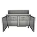 True TSSU-60-16-HC 60" Two Section Sandwich / Salad Prep Table w/ 2 Doors, 16 Pans 4 image