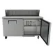 True TSSU-60-16-HC 60" Two Section Sandwich / Salad Prep Table w/ 2 Doors, 16 Pans 5 image