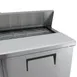 True TSSU-60-16-HC 60" Two Section Sandwich / Salad Prep Table w/ 2 Doors, 16 Pans 6 image