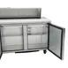 True TSSU-72-18-HC 72" Three Section Sandwich / Salad Prep Table w/ 3 Doors, 18 Pans 6 image