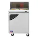 Turbo Air TST-28SD-N 27" One Section Sandwich / Salad Prep Table w/ 1 Door, 8 Pans 3 image