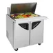 Turbo Air TST-36SD-N6 36" Two Section Sandwich / Salad Prep Table w/ 2 Doors, 10 Pans 3 image
