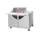 Turbo Air TST-48SD-12M-N-CL 48" Mega Top Sandwich/Salad Prep Table w/ 2 Doors, 12 Pans 1 image
