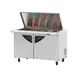 Turbo Air TST-48SD-18-N-FL 48" Mega Top Sandwich/Salad Prep Table w/ 2 Doors, 18 Pans 1 image